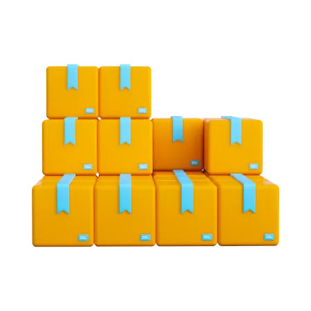 Cajas  3D Icon