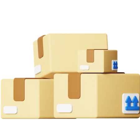 Cajas  3D Icon