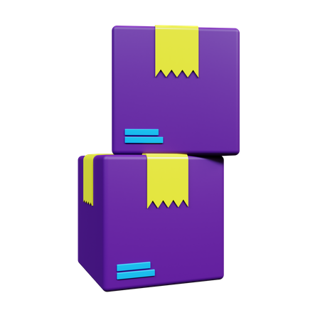 Cajas  3D Icon