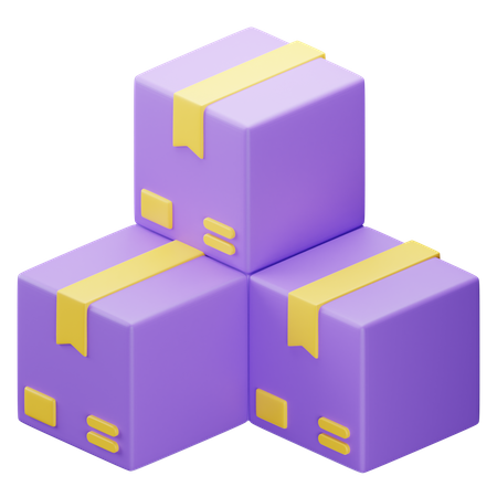 Cajas  3D Icon