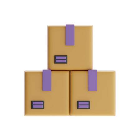 Cajas  3D Icon