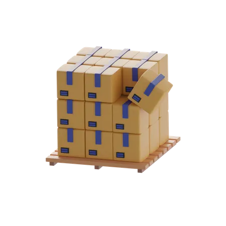 Cajas  3D Icon