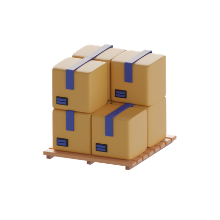 Cajas  3D Icon