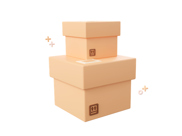 Cajas  3D Icon