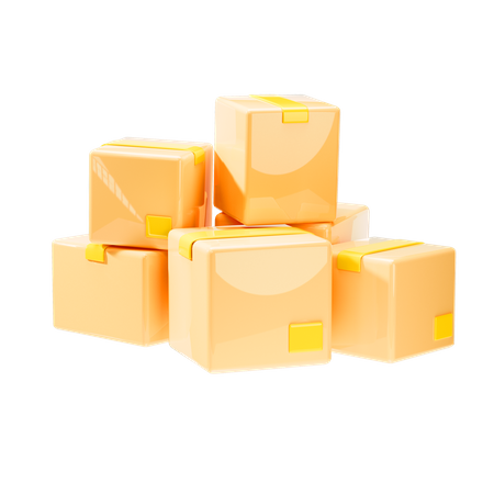 Cajas  3D Icon