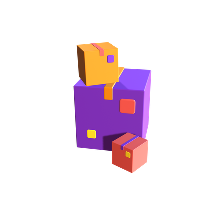 Cajas  3D Icon