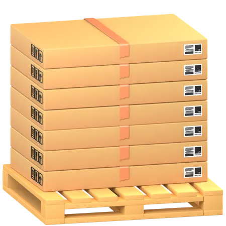 Cajas de cartón  3D Icon