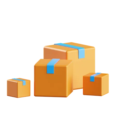 Cajas de entrega  3D Illustration