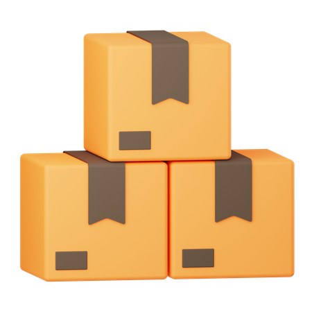 Cajas de entrega  3D Icon