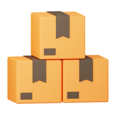 Cajas de entrega  3D Icon