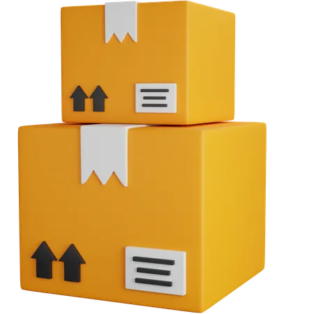 Cajas de envío  3D Icon
