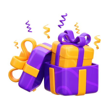 Cajas de regalo  3D Icon