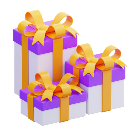 Cajas de regalo  3D Icon