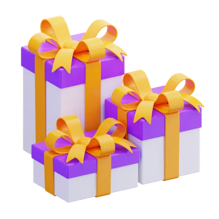 Cajas de regalo  3D Icon