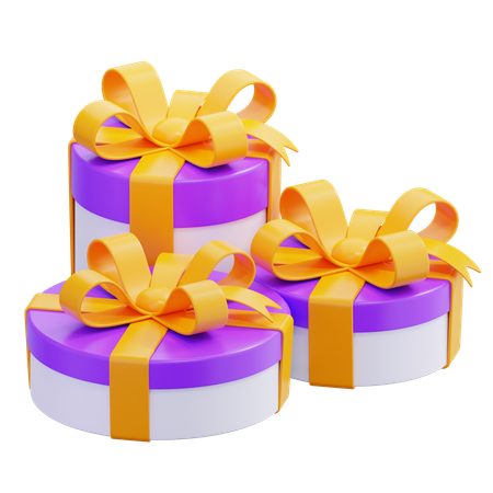 Cajas de regalo  3D Icon