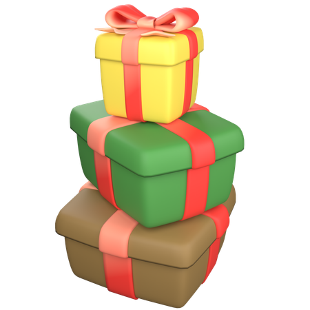 Cajas de regalo  3D Icon