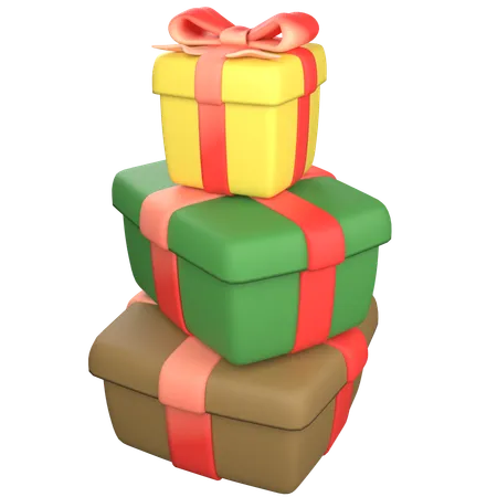 Cajas de regalo  3D Icon