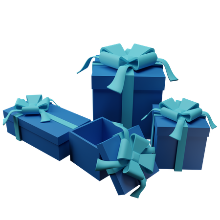 Cajas de regalo  3D Illustration