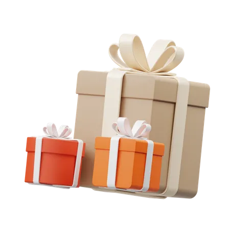 Cajas de regalo  3D Illustration