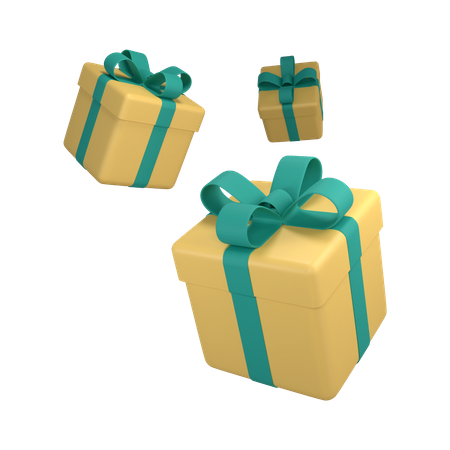 Cajas de regalo  3D Icon