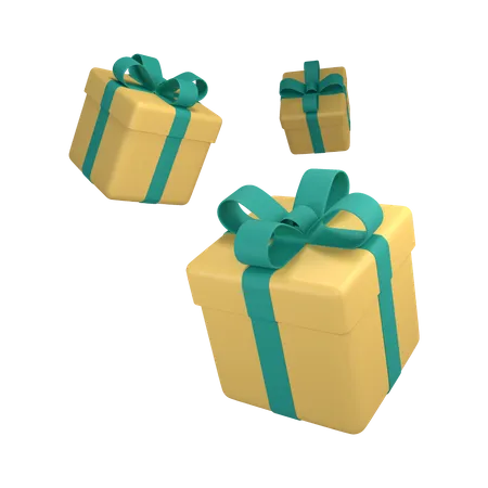 Cajas de regalo  3D Icon