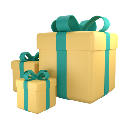 Cajas de regalo  3D Icon