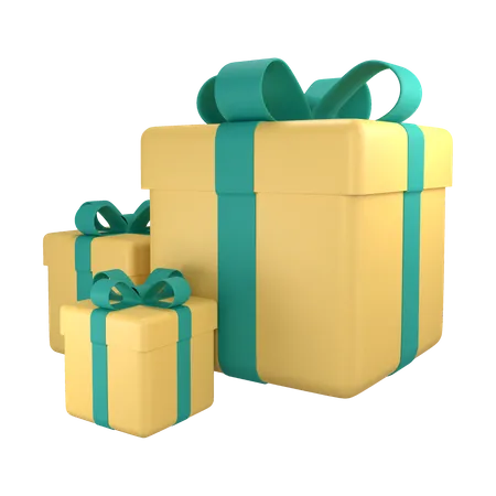 Cajas de regalo  3D Icon