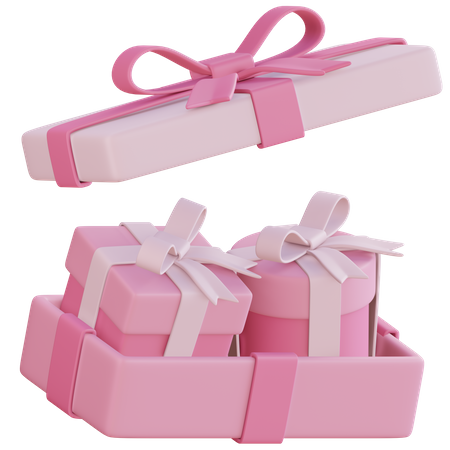 Cajas de regalo  3D Icon