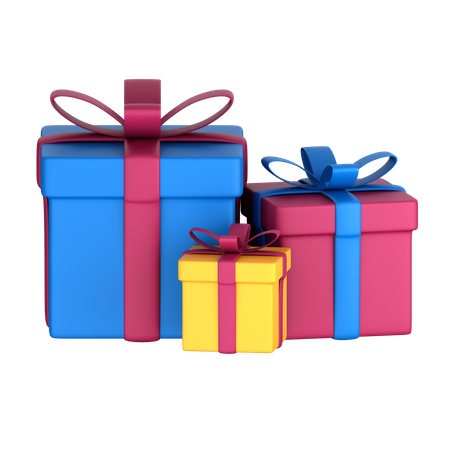 Cajas de regalo  3D Icon