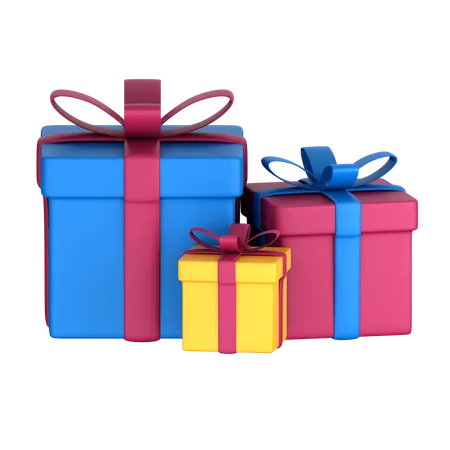 Cajas de regalo  3D Icon