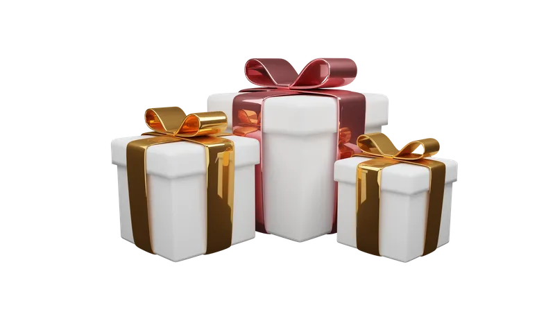 Cajas de regalo  3D Illustration