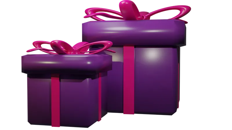 Cajas de regalo  3D Icon