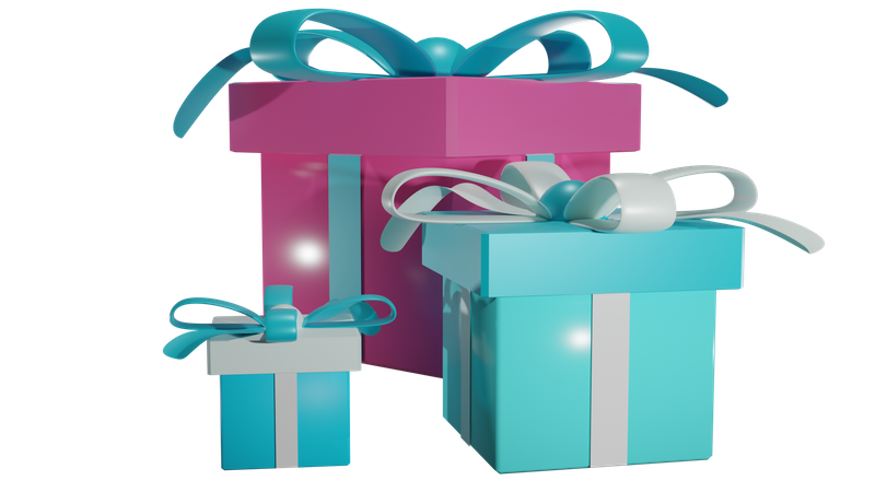 Cajas de regalo  3D Icon