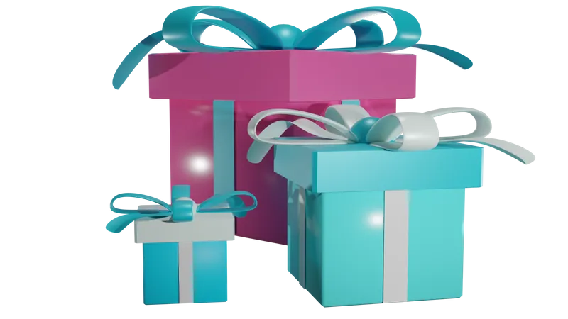 Cajas de regalo  3D Icon