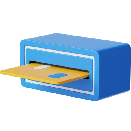 Cajero automático  3D Icon