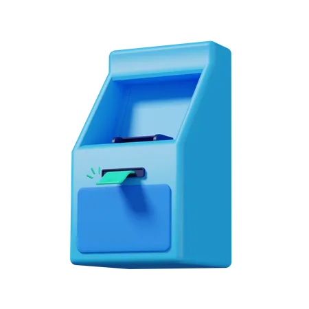 Cajero automático  3D Icon