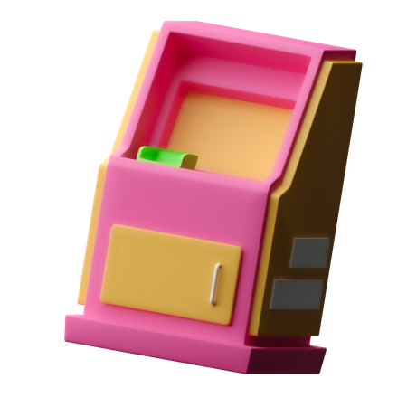 Cajero automático  3D Icon