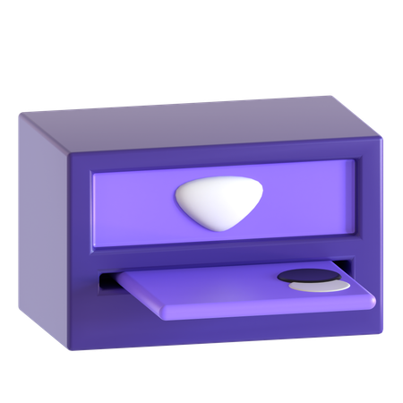 Cajero automático  3D Icon