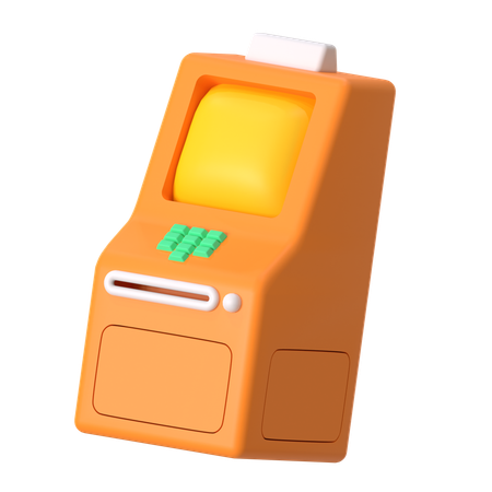 Cajero automático  3D Icon