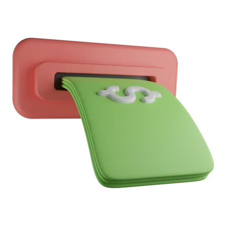 Cajero automático  3D Icon