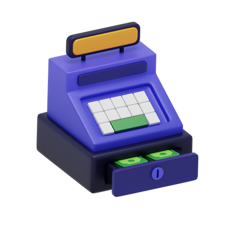 Cajero automático  3D Icon