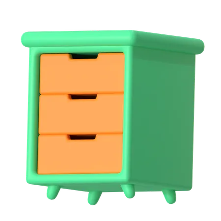 Cajón  3D Icon