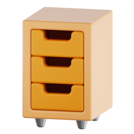 Cajón  3D Icon