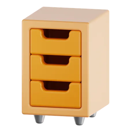 Cajón  3D Icon