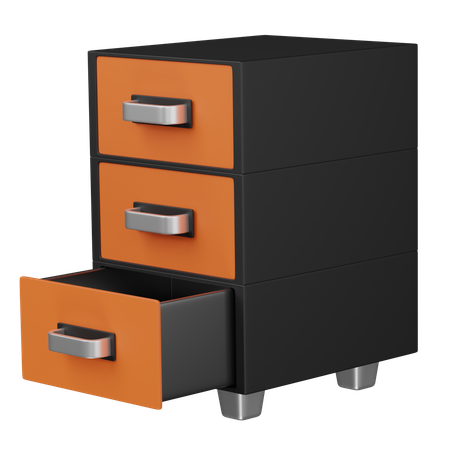 Cajón  3D Icon