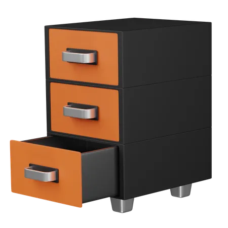 Cajón  3D Icon