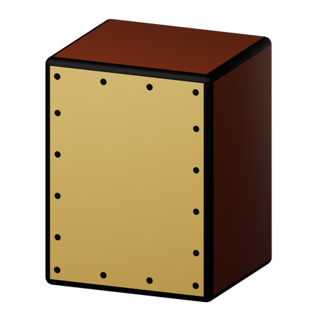 Cajon  3D Icon