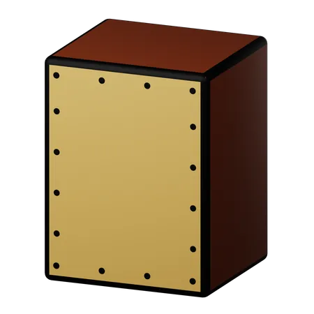 Cajon  3D Icon