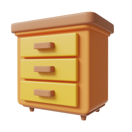 Cajón  3D Icon