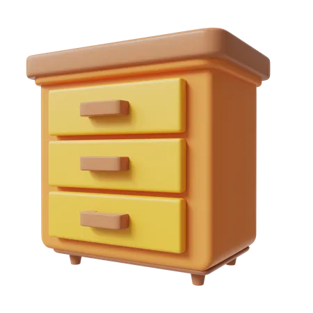 Cajón  3D Icon